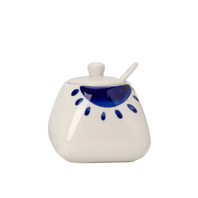 Seasoning With Spoon Kitchen Spice Jar Oil Salt Jar Bottle Salt And Pepper Spice Storage Seasoning Box Container Bottle