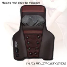 Разминающий массаж шеи и плеч Подушка с подогревом роликовый массажер для тела нагревательный магнит подушка