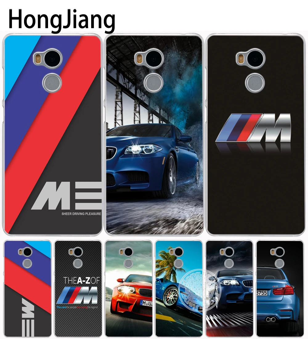 HongJiang luxury font b bmw b font M3 photo print Cover phone Case for Xiaomi redmi