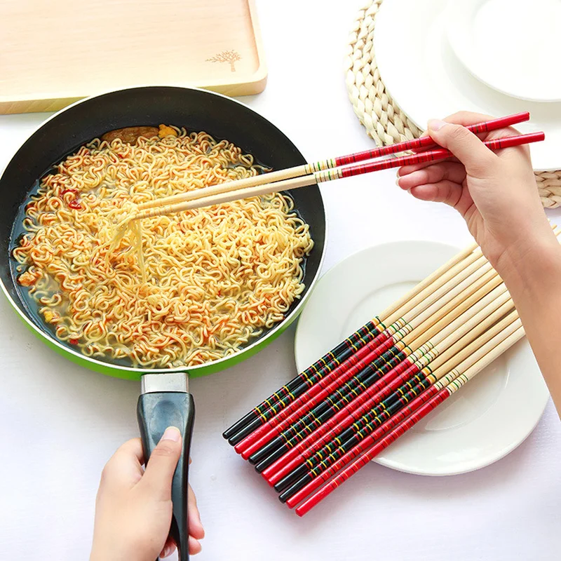 

1 Pairs Super Long Bamboo Chopsticks Cook Noodles Deep Fried Hot Pot Traditional Chinese Style Restaurant Home Kitchen Products