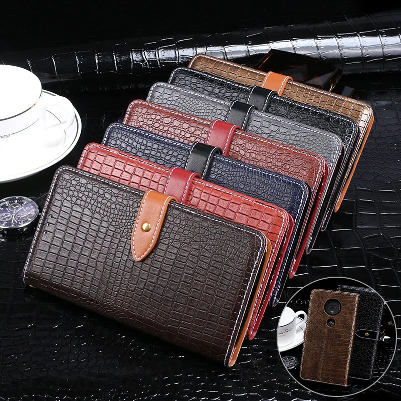 

iTien Premium PU Luxury Durable Leather Protect Cover Case For Motorola Moto G7 TPU Silicone Shell Wallet Etui Skin