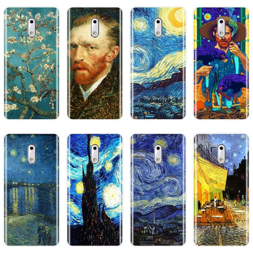 Мягкий чехол для телефона с рисунком Ван Гога Nokia 7 Plus X6 Nokia2 Nokia3 Nokia5 Nokia6