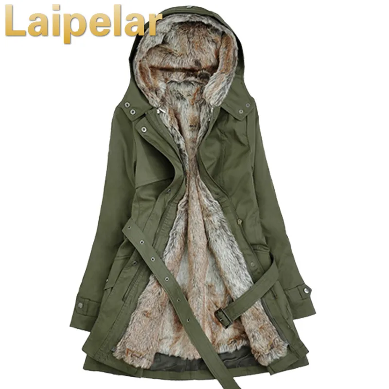 Laipelar, новинка, женские парки, Женское зимнее пальто, утепленная хлопковая зимняя куртка, женская верхняя одежда, парки для женщин, зимняя