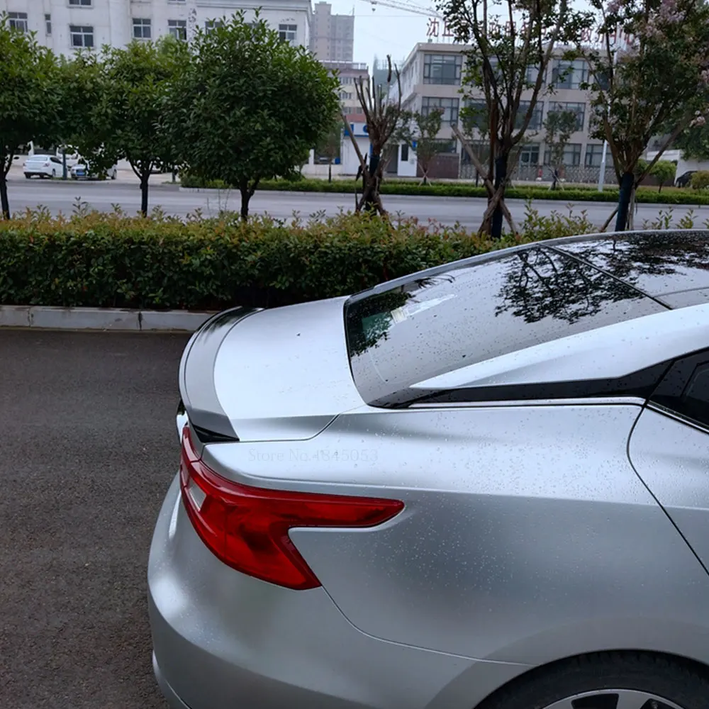 Черный спойлер для Nissan Maxima 2016 2017 2018 2019 высококачественный АБС-пластик Праймер