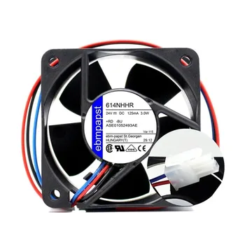 

Ebm papst 614NHHR DC 24V 3W 2-wire 60x60x25mm inverter Axial flow Cooling Fan