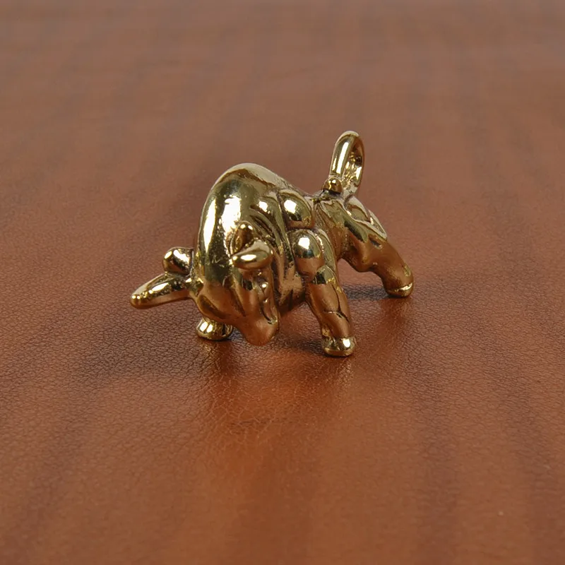 Высокое качество, латунное кольцо для ключей с брелоком "голова быка", 3D животное, автомобильный брелок, брелок для ключей, креативный, portachiavi chaviro llaveros hombre