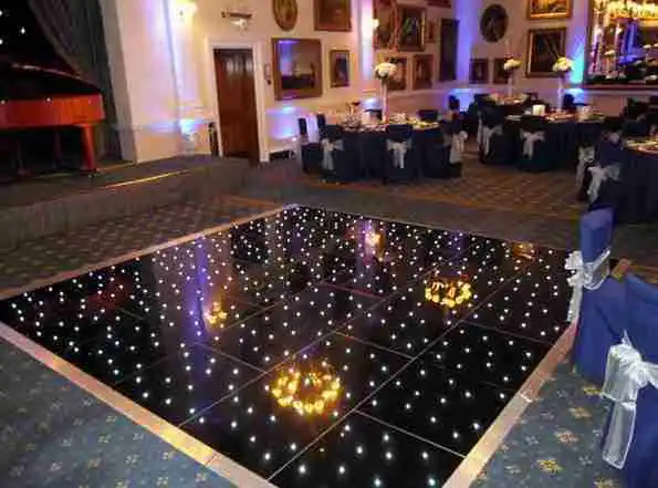

RGB LED Dance Floor Rechargeable Battery Wedding DJ Stage Club - Qty 1 LED Kit