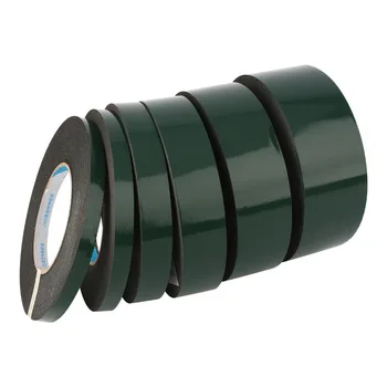 

6 Pcs/Lot 10m Strong Waterproof Adhesive Double Sided Foam Black Tape For Car Trim Home Each Size One Piece