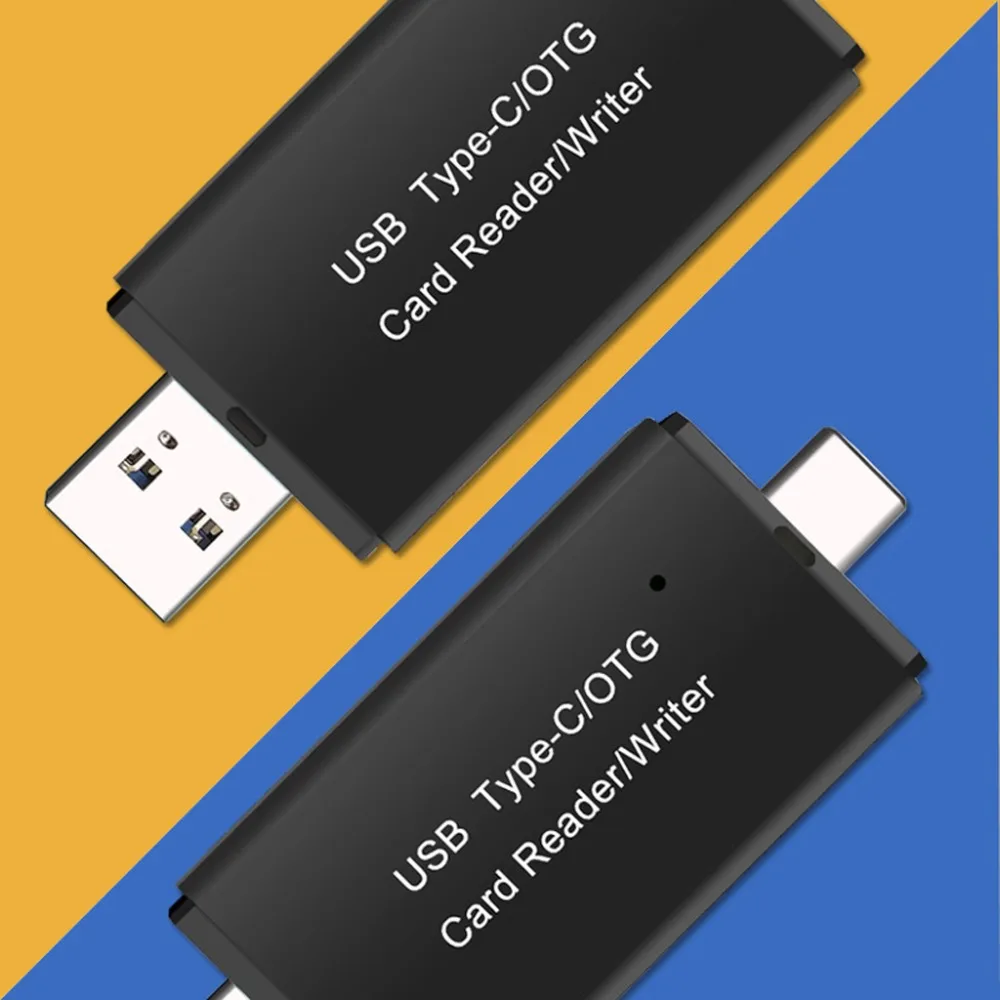 

OPEN-SMART Lightweight 2in1 USB 3.0 Type C USB 3.1 SD Micro SD TF Card Reader Portable For PC Laptop Xiaomi 6 8