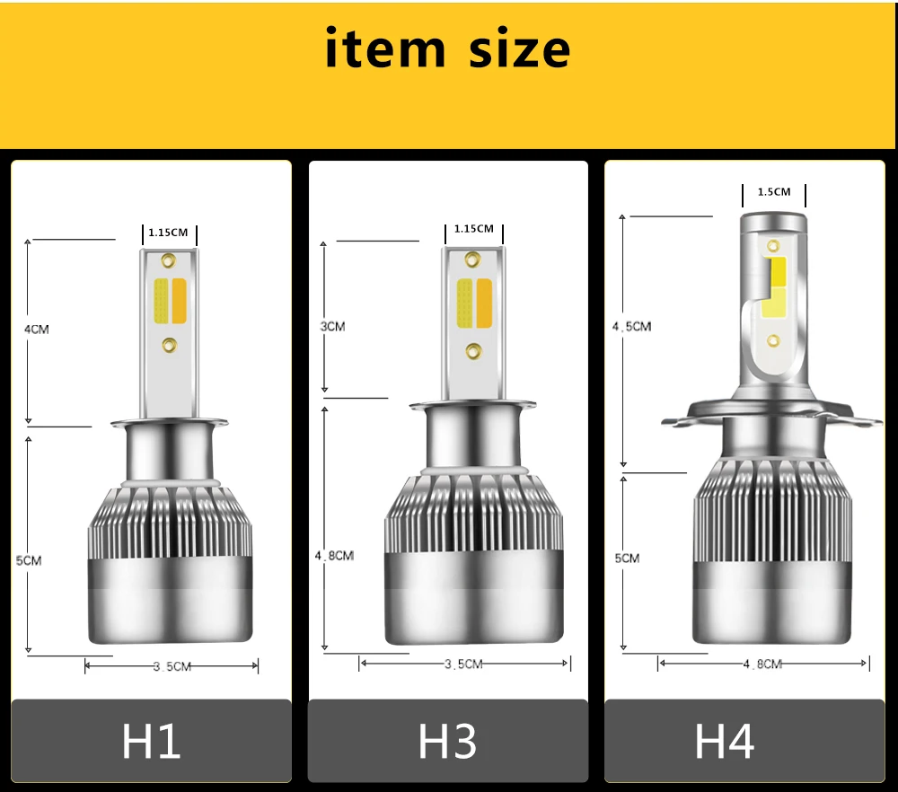 PANDUK 2 предмета супер яркие Автомобильные фары лампы H1 led H3 H4 H7 H1 Led 3000k 6000K двойная цветная фара H11 9005 9006 HB3 HB4 880