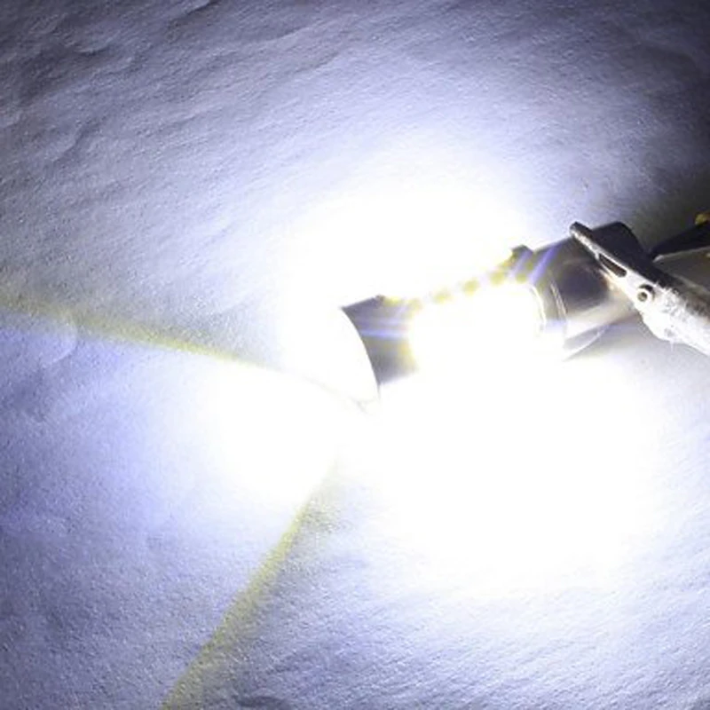 2 шт. 1157 7 5 W 650LM COB LED с объективом белый свет реверсивная лампа/стоп сигнал|cob led|cob