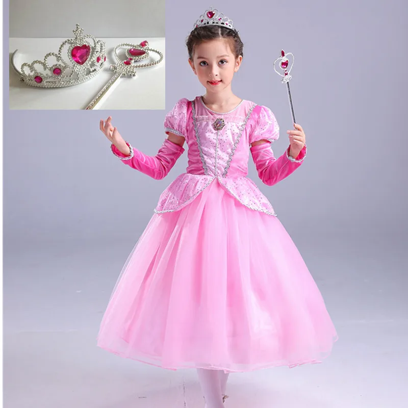 Girl Princess Sofia The First Fancy Party Dress Kids Cosplay Costume