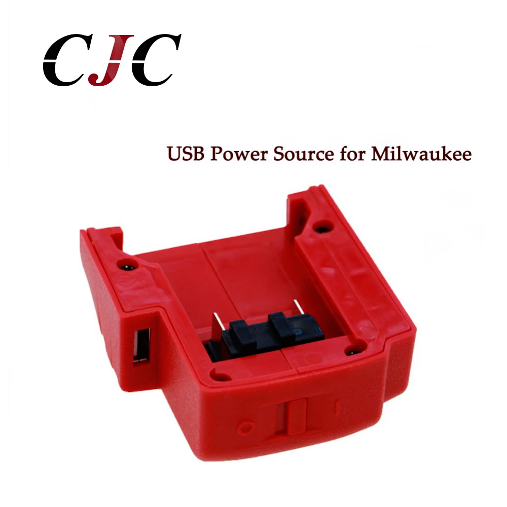 

Newest USB and DC 12V Adapter for Milwaukee 49-24-2371 Power Source 18V Li-ion Battery Power Source