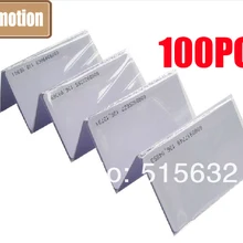 Новые высококачественные 100 шт 125 кГц бесконтактные карты RFID размер кредитной карты 0,8 мм
