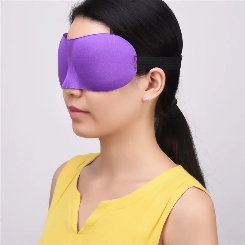 

Blindfold Sleeping Unisex Super Soft Eye Mask Comfortable Nap Cover Adjustable Belt Sleepaid Block Light Sleep Mask 7 colors S49