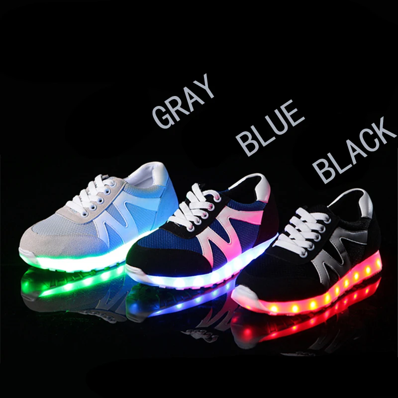 chaussure homme qui s'allume