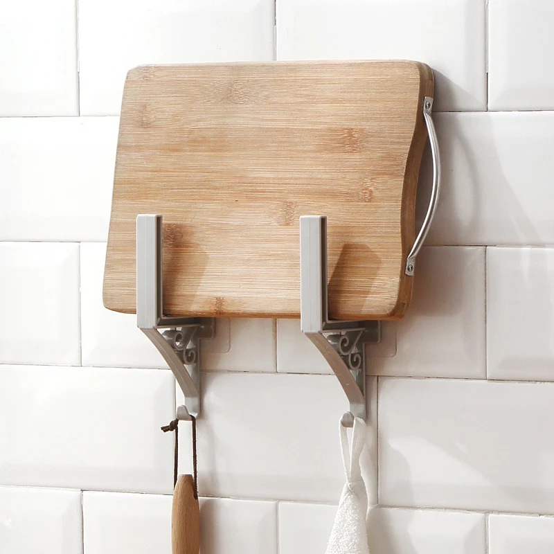Wall Mounted Pan Pot Cover Lid Rack (4)