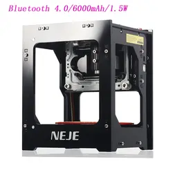 2019 Горячая продажа NEJE DK-BL 405nm 1500 mw высокой мощности DIY мини cnc bluetooth лазерный гравер маршрутизатор машина для глубокой гравировки