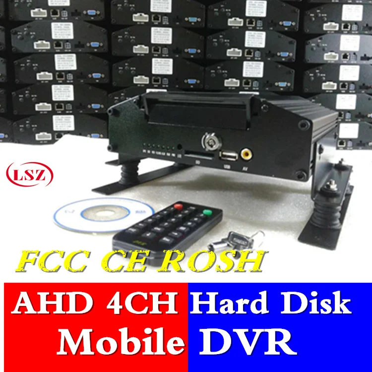

4CH hard disk car video recorder AHD million HD pixel surveillance video MDVR source factory