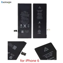 1 шт. 100% замена высокое качество литий-ионный аккумулятор для apple iphone 6 6 г батареи сотового телефона для iphone 6g с машиной инструменты