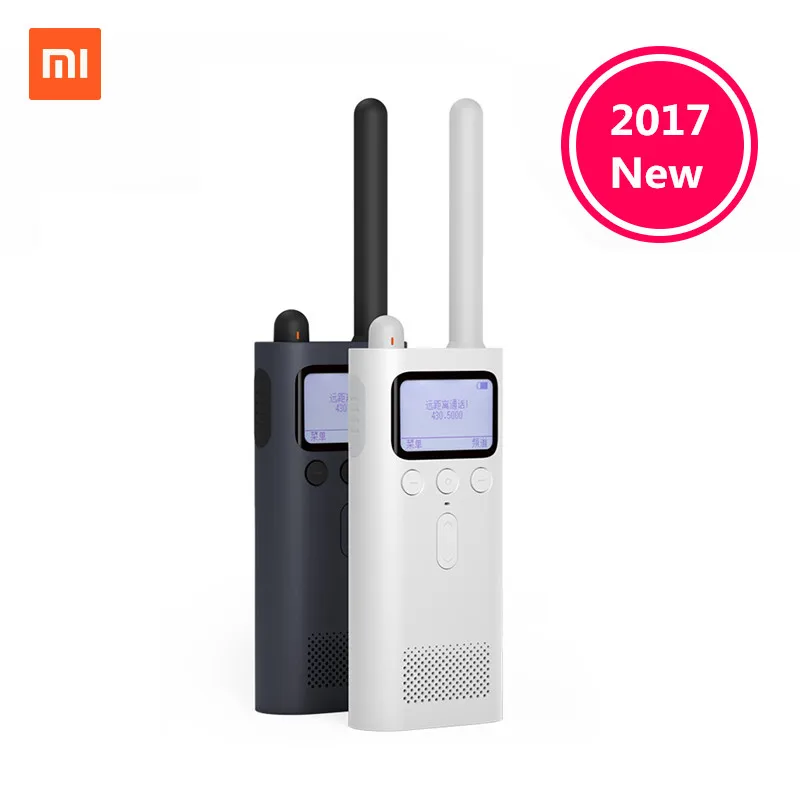 In Stock,Original Xiaomi Mijia Smart Walkie Talkie With FM Radio Speaker Standby Smart Phone APP Location Share Fast Team Talk