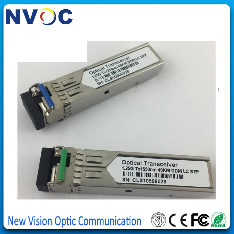 1 25G одиночный режим BIDI 1310/1550 40 км DDM Simplex WDM Совместимость с кодом Cisco LC