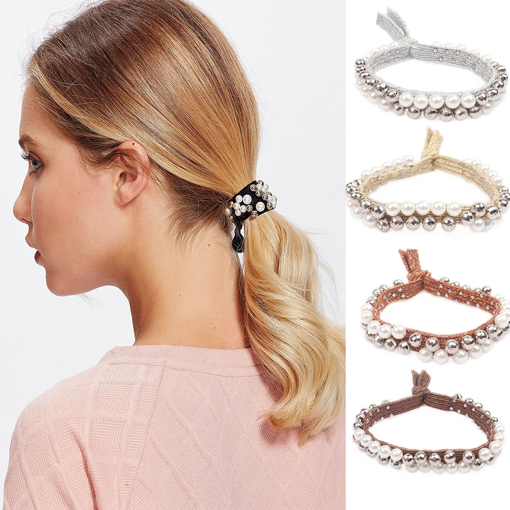 

Hair Accessories Hair Bands Women Scrunchie Korean Headbands for Hair Woman Hair Tie Ponytail Holder