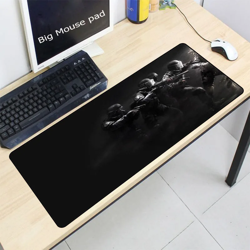 Congsipad Rainbow Six Siege Mouse Pad Large Pad for Rubber Laptop Mouse Notbook Computer Creative Rubber Mat Gaming Mousepad