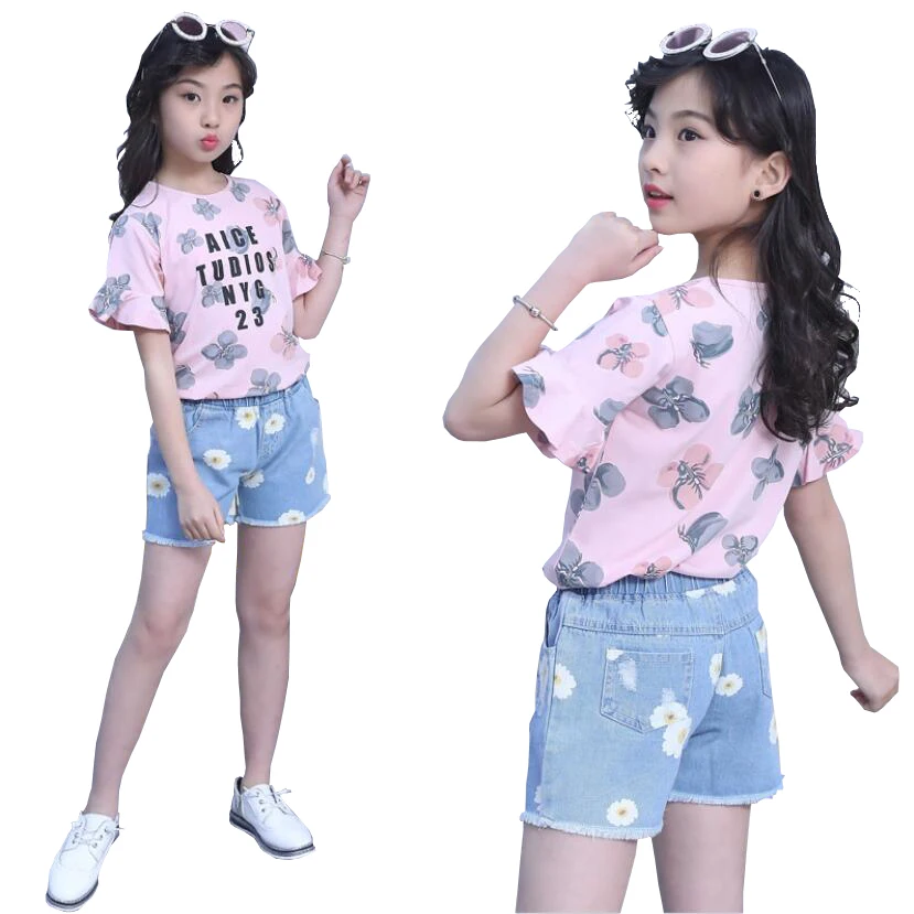 3-15 Yset T shirt Kids Tee Short Sleeve Tops Children Clothes Toddler Shirts