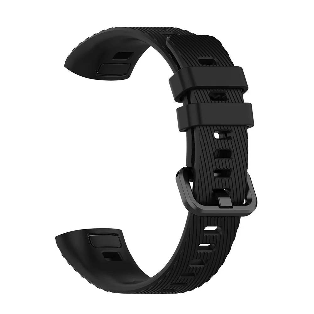 Сменный ремешок для часов huawei Band 3 Pro ремешок силиконовый браслет для huawei Band 3/Pro Браслет фитнес трекер аксессуары - Цвет: Черный