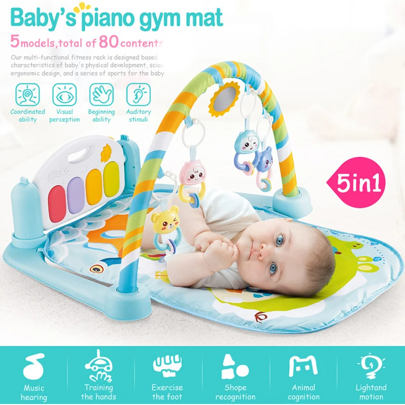 Meoa Baby Play Mat Kids Rug Baby S Piano Gym Mat With Musical