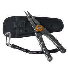 Multi-function Stainless Steel Pliers Scissors Fishing Line Cutter Remove the hook Equipment Fishing Tool