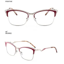 Belight оптические женские классические бизнес металлический сплав в форме кошачьего глаза Рамка Рецепт оптическая рамка для очков 21014