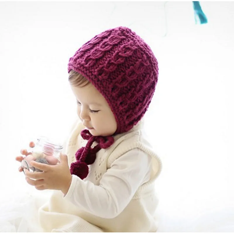 1Pcs Baby Hat Bonnet Autumn Winter Handmade Wool Ear Knitting Hats Newborn Baby Fashion Warmer Caps Kids Hats BB0166 1Pcs Baby Hat Bonnet Autumn Winter Handmade Wool Ear Knitting Hats Newborn Baby Fashion Warmer Caps Kids Hats BB0166
