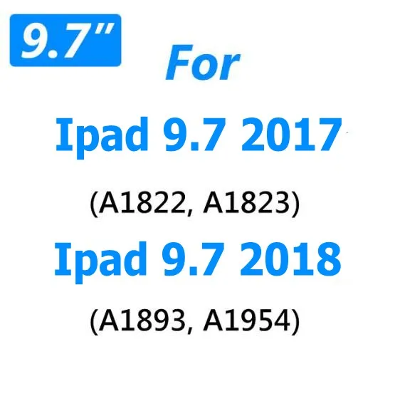 Закаленное стекло для Apple iPad 9,7 дюймов Pro 10,5 Pro 11 стеклянная пленка для iPad Air 2 Mini 1 2 3 4 защитная пленка для экрана - Цвет: For Ipad 9.7 2017 18