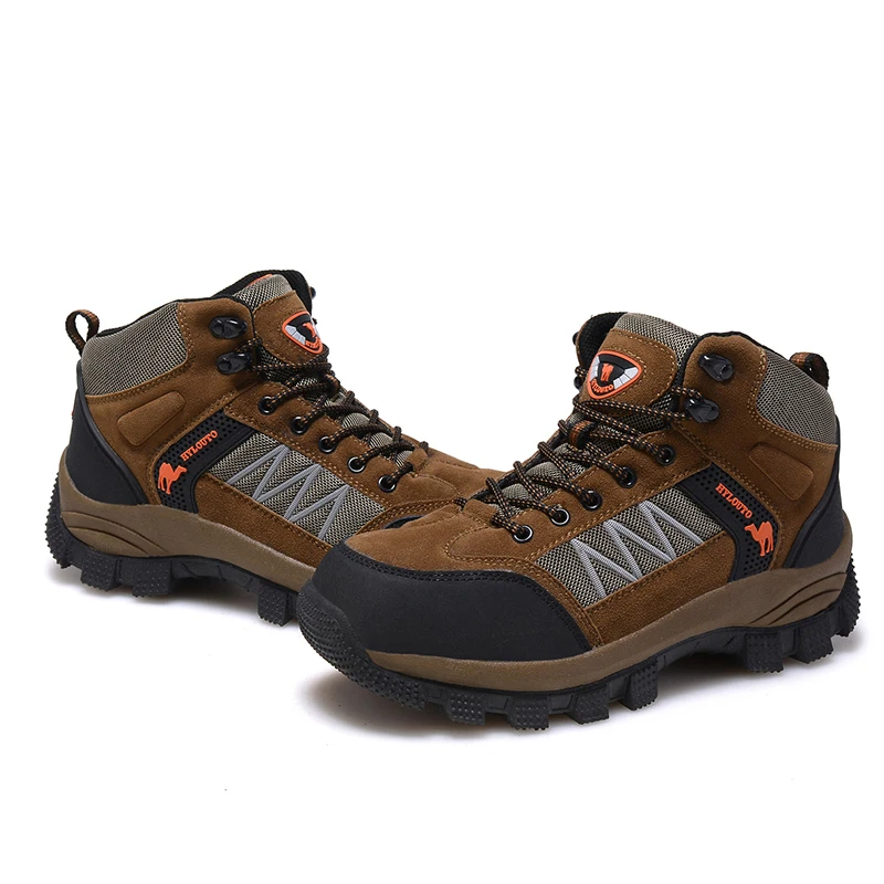 men's cotton plus velvet outdoor hiking boots