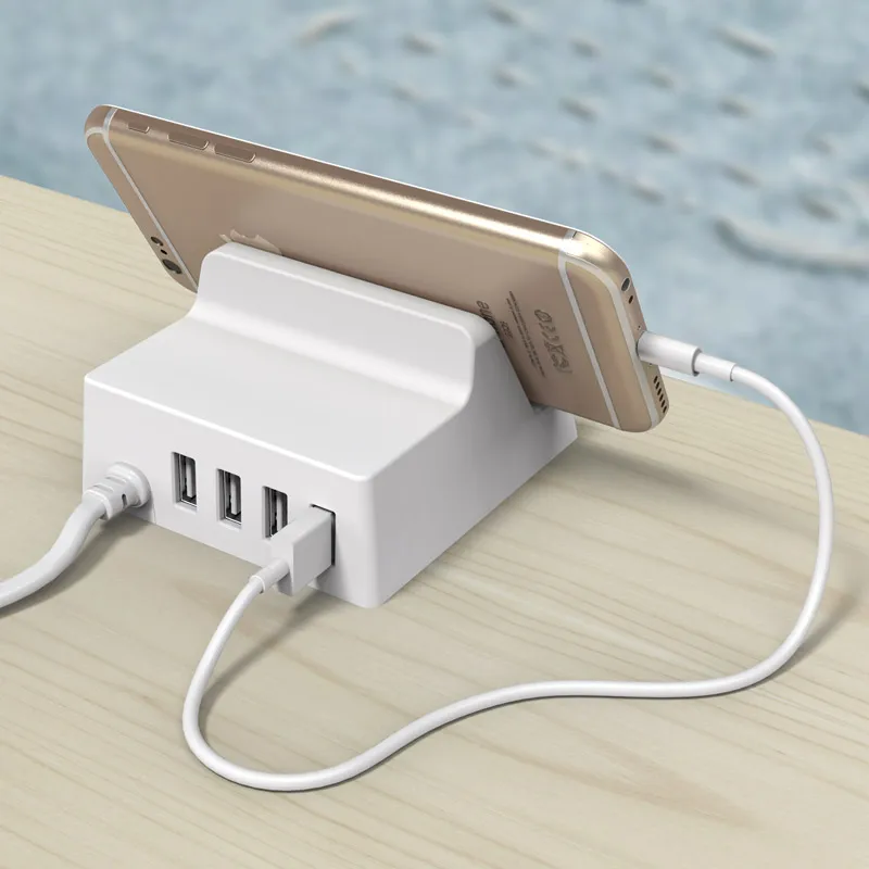 ORICO 5V4A 4 порта USB зарядное устройство портативное дорожное настольное зарядное устройство адаптер EU US UK зарядное устройство для телефона планшета