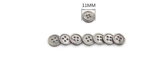 

5pcs/lot Gray black shell button shell button shirt button suit buckle button buttonigan 10mm-22.5mm