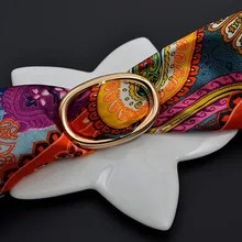 H handmade custom designed Shawl Ring clip Scarf Fastener silk scarf buckle ring female fashion gift