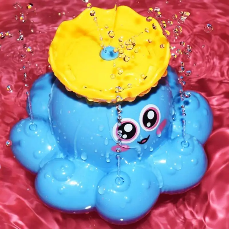 Забавная игрушка для ванны Bbay детская мультяшная электрическая брызгающая игрушка для воды для ванной комнаты, душ для купания ABS Автоматический пульверизатор игрушки для купания