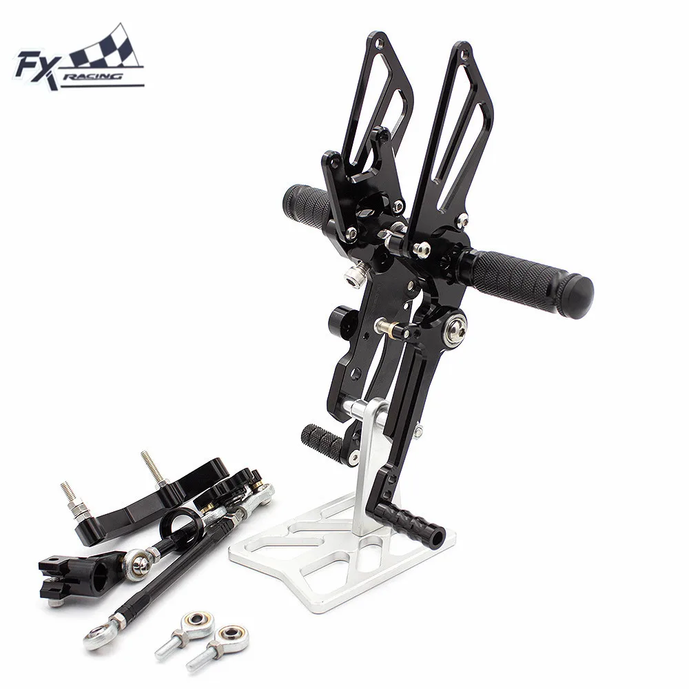 CNC Aluminum Motorcycle Foot Pegs Rest Footpegs Pedals Rearset Footrest For KTM Duke R 690