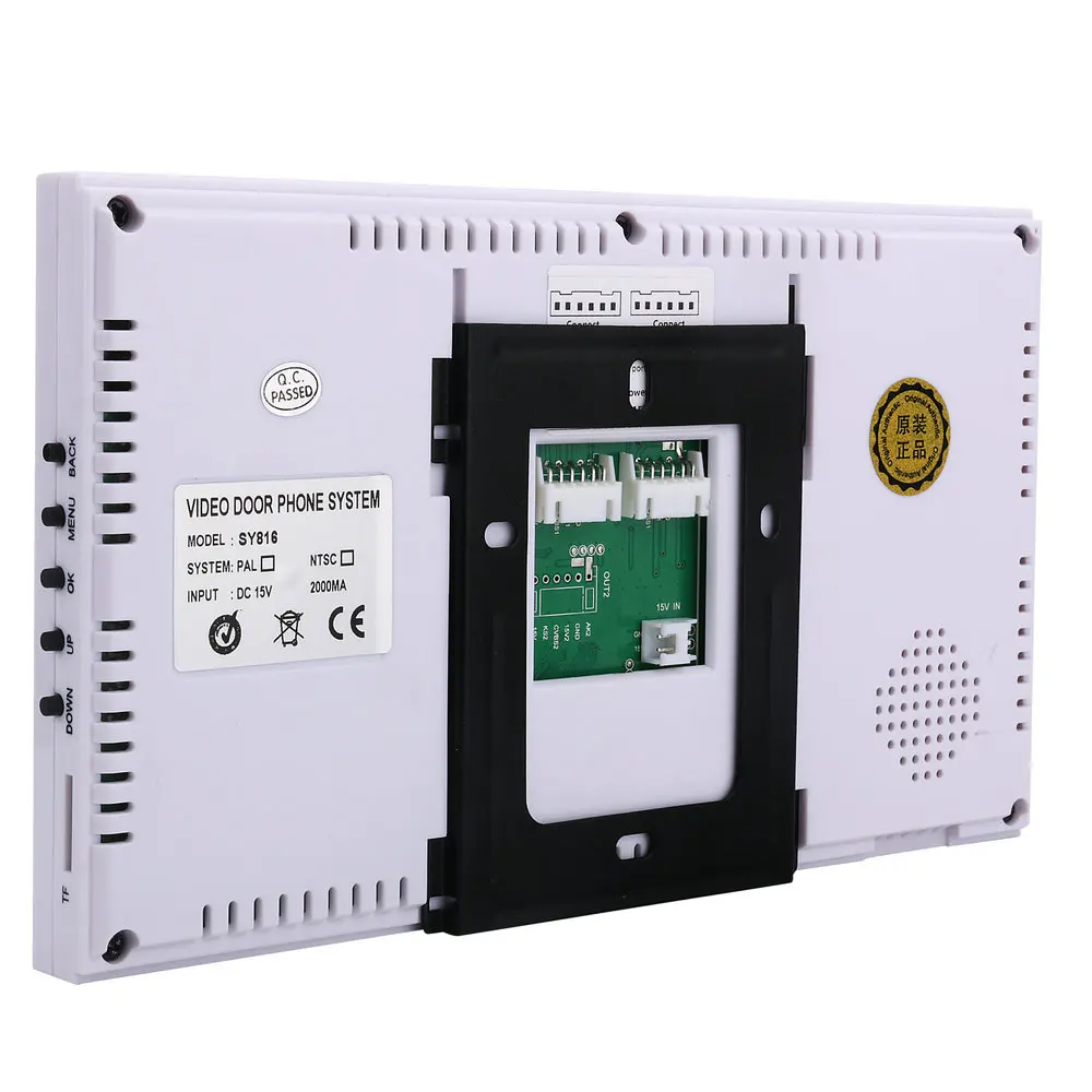 doorbell intercom system 7"HD Recording RFID Password Video Door Phone Intercom Doorbell System kit With 8G TF Card With NO-Electric Strike Door Lock audio intercom