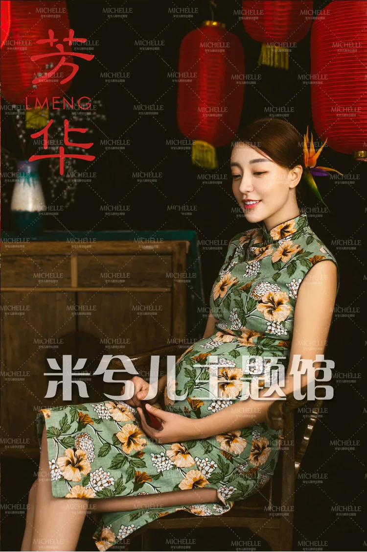 Новое поступление китайское женское Короткое платье Ципао традиционное