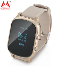 T58 gps трекер Детские умные часы браслет для детей старшего возраста персональный локатор GSM отслеживание фунтов WiFi вызов приложение в реальном времени Oled экран