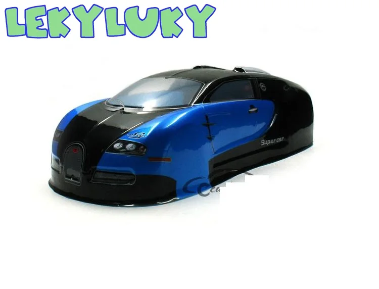 Окрашенный корпус из ПВХ LEKYLUKY 1/10 для гоночного дрифтового автомобиля R/C Размер: