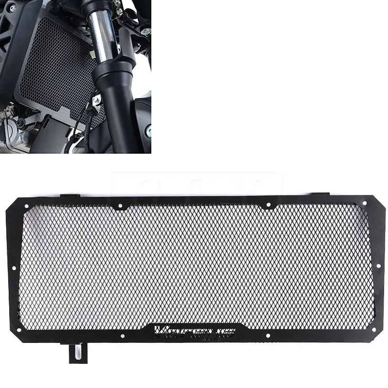 Motorcycle Radiator Side Guard Stainless Steel Cover Grille Protector ...