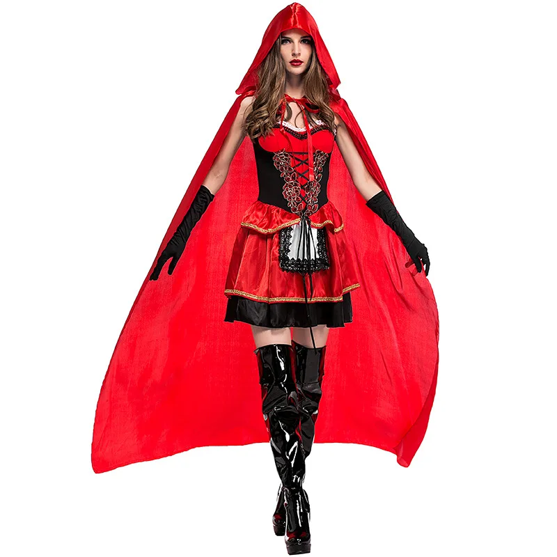 Wyprawa Tysiąca Czerwonych Koszul Miała Na Celu Opanowanie Wenecji Plus Size Three Piece Adult Women Fairy Tale Little Red Riding Hood