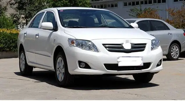 Подходит для toyota corolla 2007-2009 Смола автомобиля передний и задний бампер протектор стиль