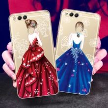 Beatuy Girl Case For Huawei Honor 7X Case For Huawei Honor 7C Cover For Honor 7A Case Pro Y6 Y7 Prime 2018 Enjoy 8 E Nova 2 Lite
