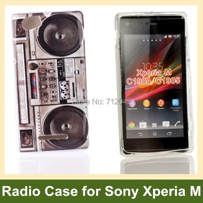OEEKOI винтажный мягкий гелевый ТПУ чехол для sony Xperia M C1904 C1905 Бесплатная доставка|case